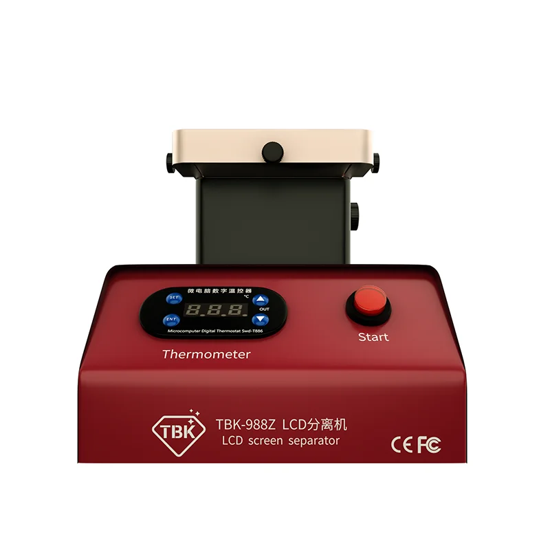 New TBK 988Z Curved Screen Frame LCD Separation OCA Glue Removal Repair Heating Machine
New TBK 988Z Curved Screen Frame LCD Separation OCA Glue Removal Repair Heating Machine