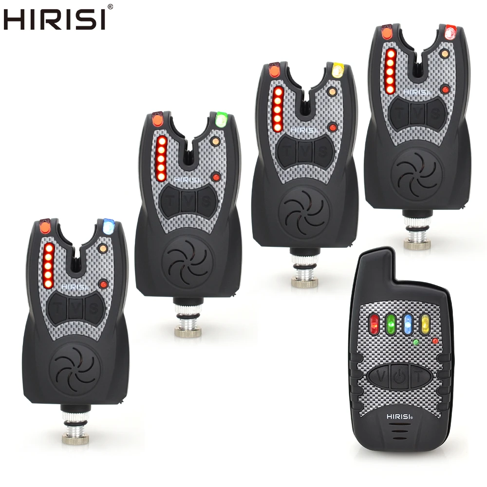 Wireless Carp Fishing Alarm Set Waterproof Fishing Bite Alarm Indicator 1+4 Set 4 Color LED B1229
Wireless Carp Fishing Alarm Set Waterproof Fishing Bite Alarm Indicator 1+4 Set 4 Color LED B1229