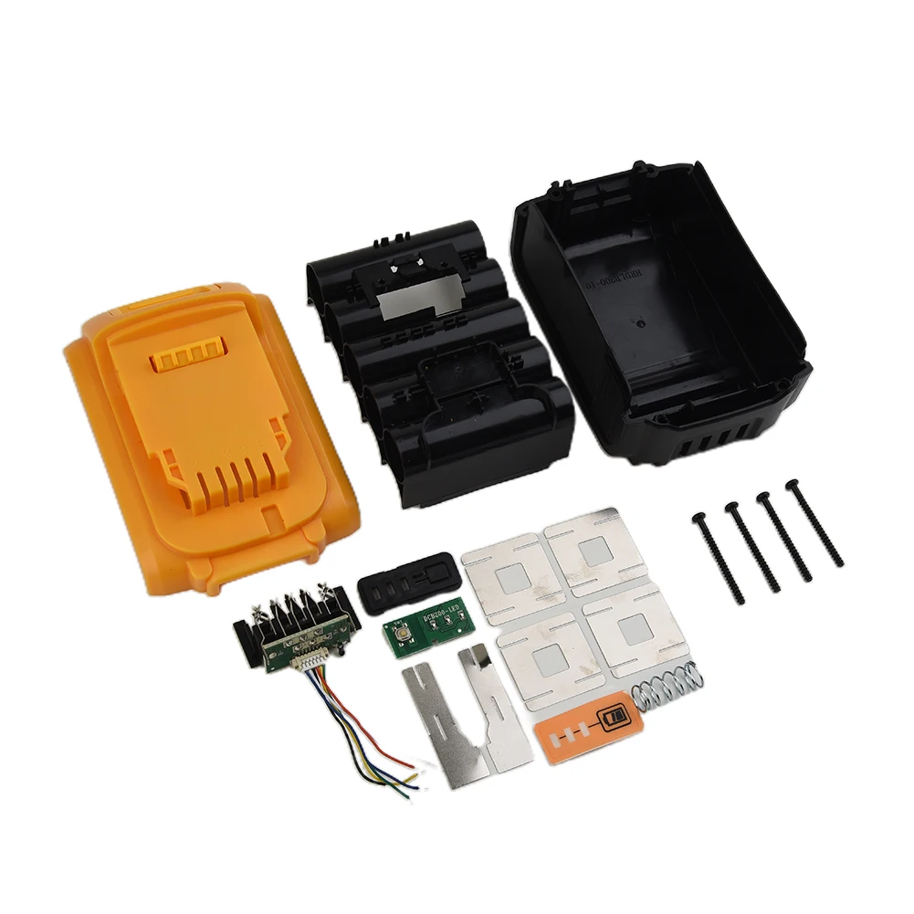 DCB200 Battery Plastic Case PCB Protection Circuit Board For 18V 20V 18 650 Li-ion Batteries Shell Power ToolParts
DCB200 Battery Plastic Case PCB Protection Circuit Board For 18V 20V 18 650 Li-ion Batteries Shell Power ToolParts