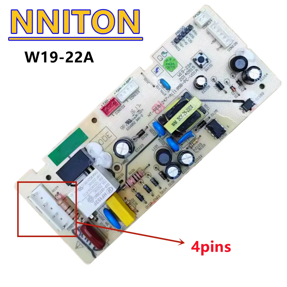 

W19-22 W19-22A Candy / Hoover Refrigerator Circuit Board Fridge Main PCB Power Control Board HT-PCB-247-A11195A-PC-V06