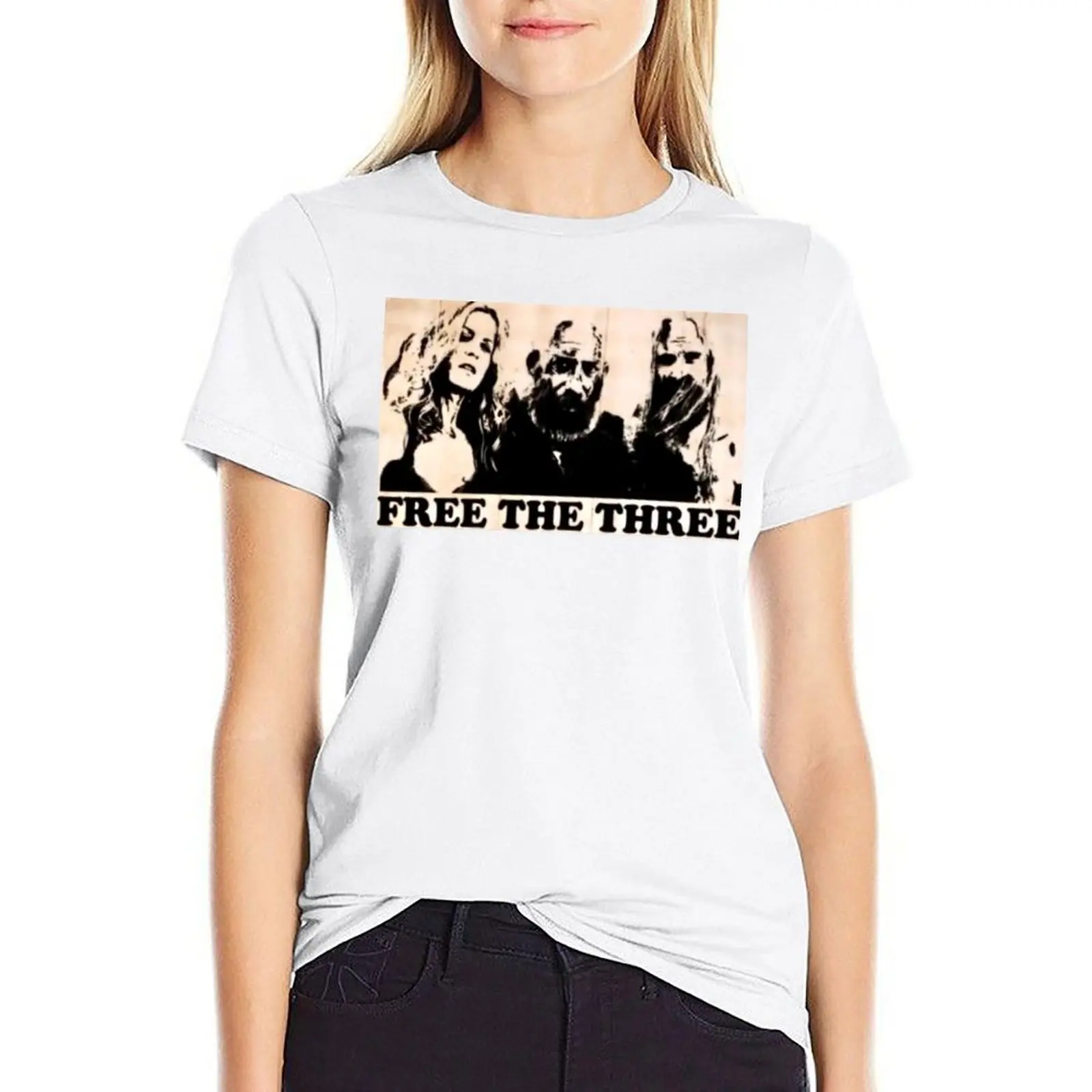 Free the three 3 from hell movie rob zombie T-shirt tops tees aesthetic clothes t shirts for Women graphic
Free the three 3 from hell movie rob zombie T-shirt tops tees aesthetic clothes t shirts for Women graphic
