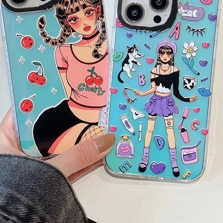 Laser Acrylic Cartoon Girl Phone Case Cover for IPhone 11 12 13 14 15 Pro Max Case for IPhone 15 Pro Max
Laser Acrylic Cartoon Girl Phone Case Cover for IPhone 11 12 13 14 15 Pro Max Case for IPhone 15 Pro Max