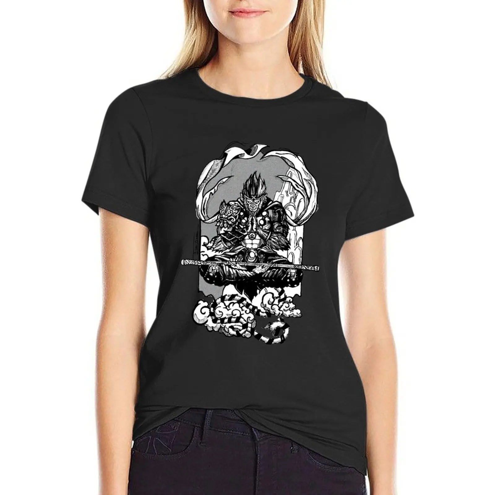 SUN WUKONG T-Shirt vintage clothes kawaii clothes plus size tops animal print shirt for girls t shirts for Women loose fit
SUN WUKONG T-Shirt vintage clothes kawaii clothes plus size tops animal print shirt for girls t shirts for Women loose fit