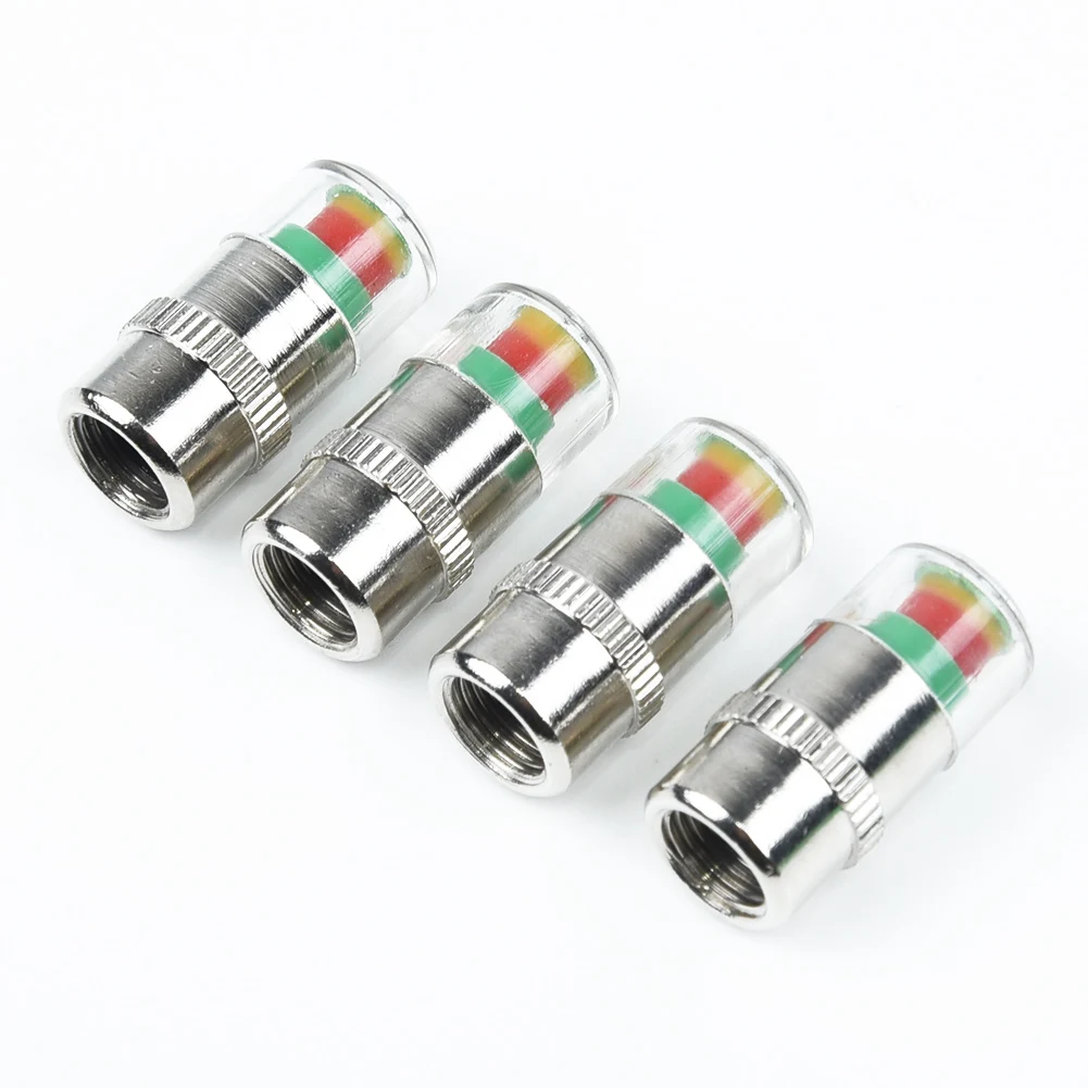 4pcs Set Auto Car Tire Pressure Cap Stainless Steel Universal 38-32-36 PSI Stem Sensor Exterior Accessories Tyre Valve
4pcs Set Auto Car Tire Pressure Cap Stainless Steel Universal 38-32-36 PSI Stem Sensor Exterior Accessories Tyre Valve