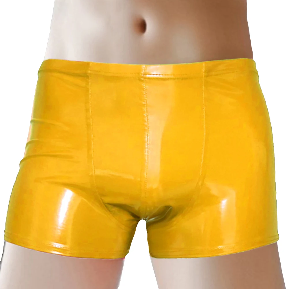 Personalized Men Faux Leather Sleepwear Shorts Boxer Briefs Wetlook Latex Boy Sissy Swimming Trunks Underpants Trunks Underwear
Personalized Men Faux Leather Sleepwear Shorts Boxer Briefs Wetlook Latex Boy Sissy Swimming Trunks Underpants Trunks Underwear
