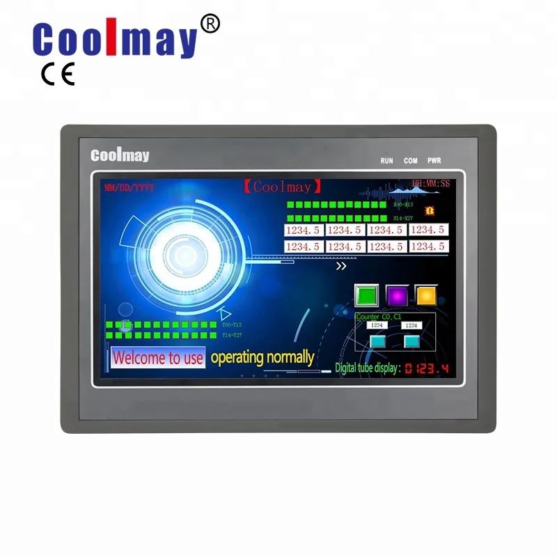

12 relay outputs touch screen hmi temperature steam boiler programmable plc controller for industrial equipment