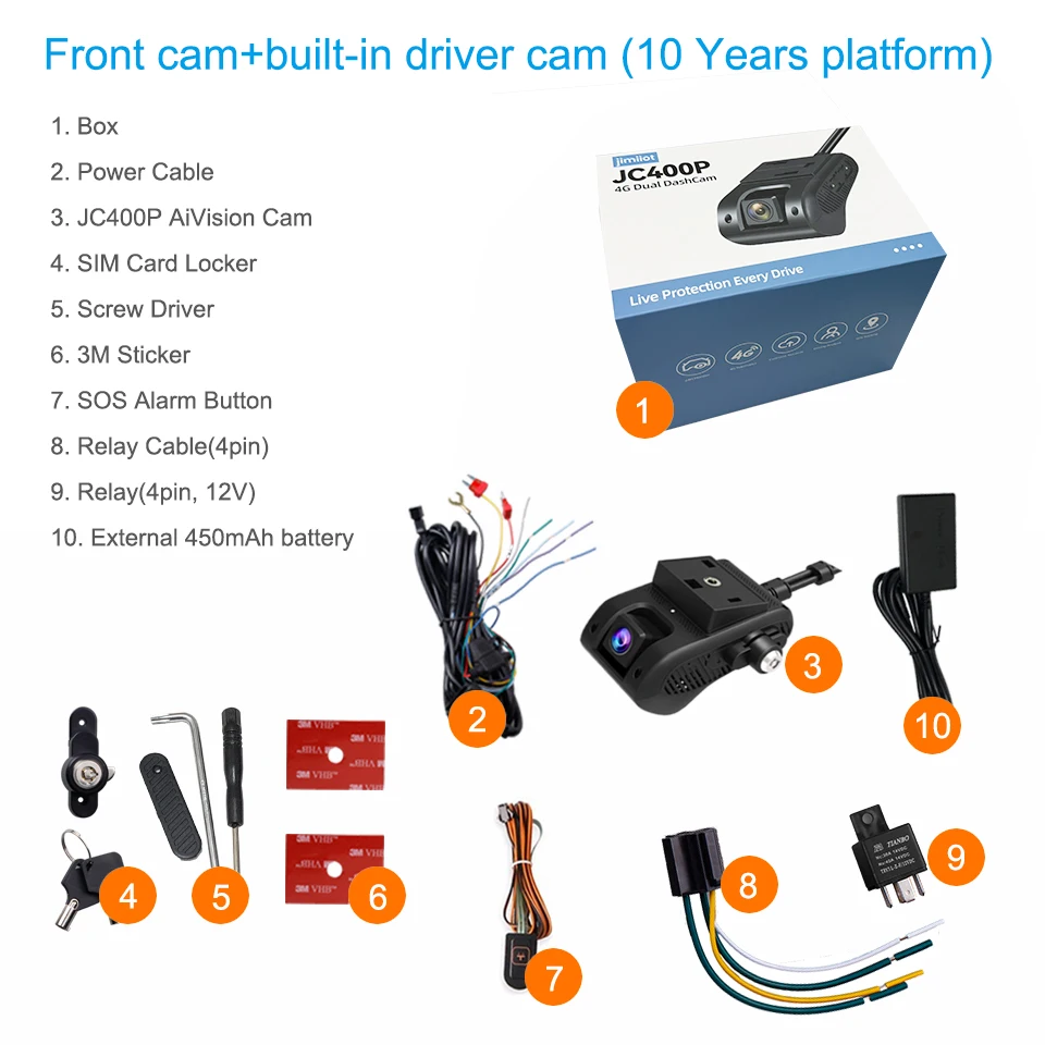كاميرا سيارة Jimi JC400P 4G مع Stream1080P كاميرات مزدوجة تتبع نظام تحديد المواقع واي فاي هوت سبوت أجهزة إنذار متعددة DVR داش كام تطبيق مجاني ويب 3 كاميرا سيارة Jimi JC400P 4G مع Stream1080P كاميرات مزدوجة تتبع نظام تحديد المواقع واي فاي هوت سبوت أجهزة إنذار متعددة DVR داش كام تطبيق مجاني ويب