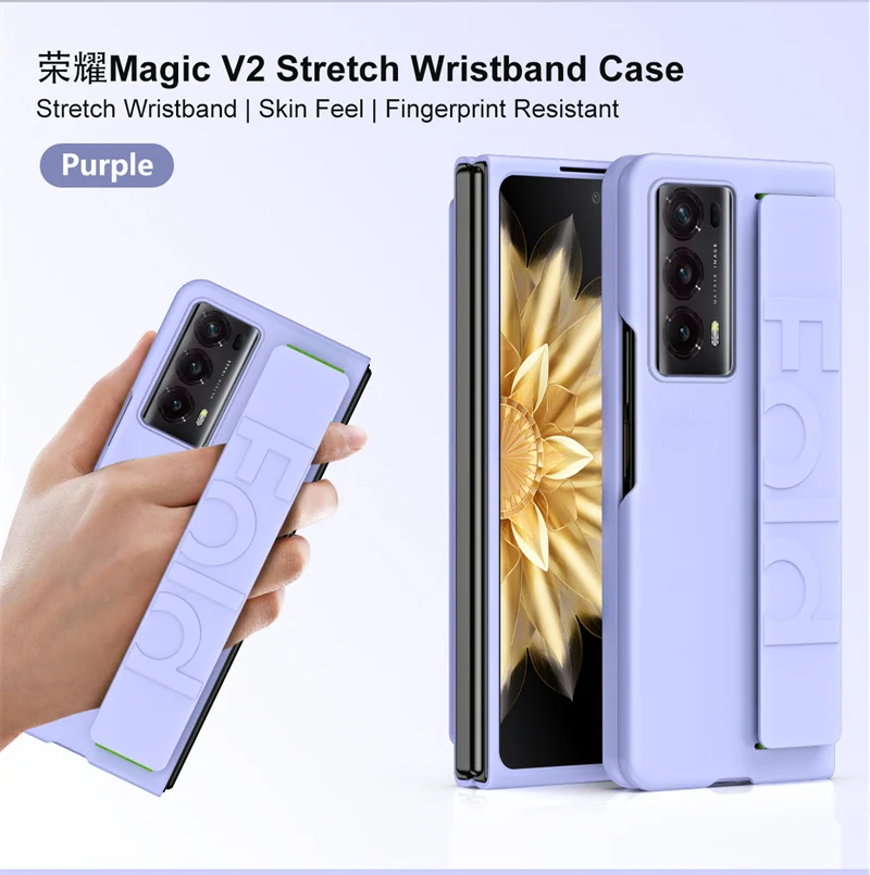 جراب حزام يد معصم فاخر لشرف السحر V2 ، غطاء واقي ، غلاف هاتف قابل للطي ، جديد 45 جراب حزام يد معصم فاخر لشرف السحر V2 ، غطاء واقي ، غلاف هاتف قابل للطي ، جديد