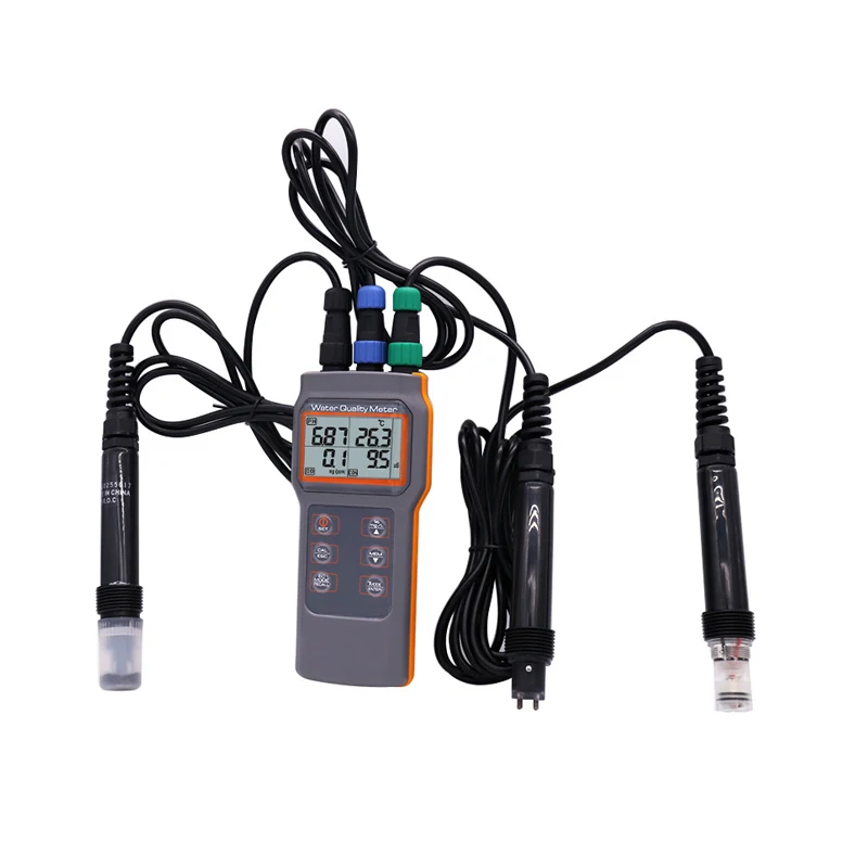 AZ86031 Digital Water Quality Meter Handheld PH/Conductivity/Salinity/Dissolved/Temperature Testing Device Aquaculture
AZ86031 Digital Water Quality Meter Handheld PH/Conductivity/Salinity/Dissolved/Temperature Testing Device Aquaculture