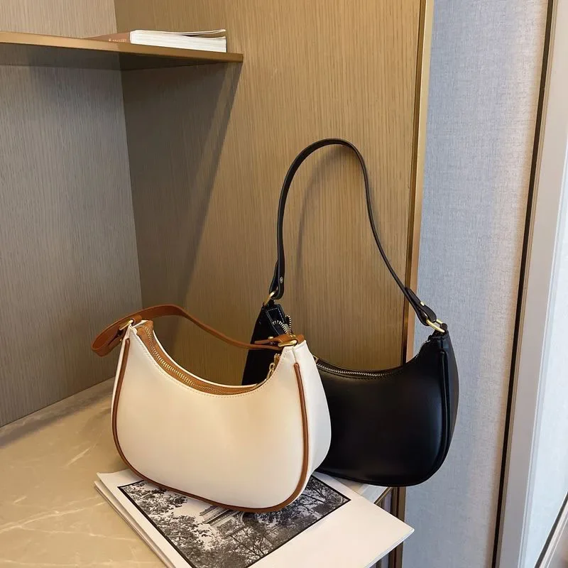 

Женская сумка, Роскошный дизайнерский клатч, сумочки, однотонная кожаная сумка через плечо для подмышек, повседневная женская сумка-шоппер, роскошные сумки-хобо