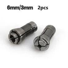2pcs Router Bit Collet 3/6mm Adapter Die Grinder Router Chuck Collet Holds Arbors Shanks Trimming Engraving Woodworking Tools
2pcs Router Bit Collet 3/6mm Adapter Die Grinder Router Chuck Collet Holds Arbors Shanks Trimming Engraving Woodworking Tools