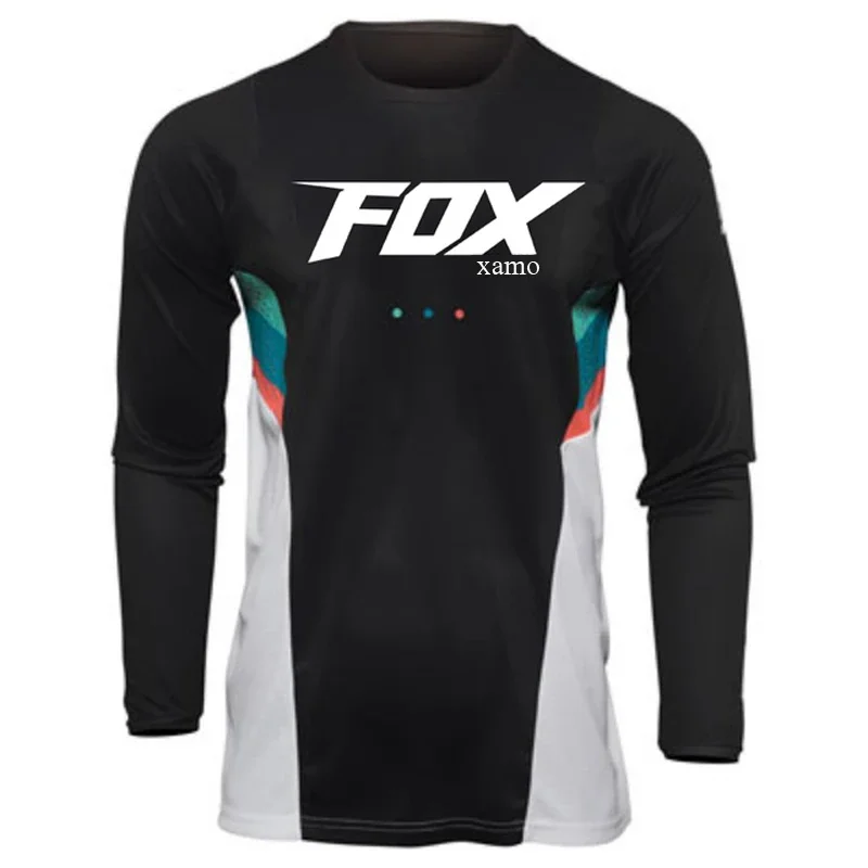 

Men's Foxxamo Mtb Downhill Jerseys Long Sleeve Motocross Mountain Bike Shirt Quick-drying Fabrics Cycling Jerseys Clothing