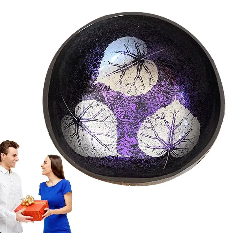Coconut Serving Bowl Vietnamese Coconut Shell Leaf Pattern Bowl Entrance Key Small Object Storage Home Decoration Ornaments
Coconut Serving Bowl Vietnamese Coconut Shell Leaf Pattern Bowl Entrance Key Small Object Storage Home Decoration Ornaments