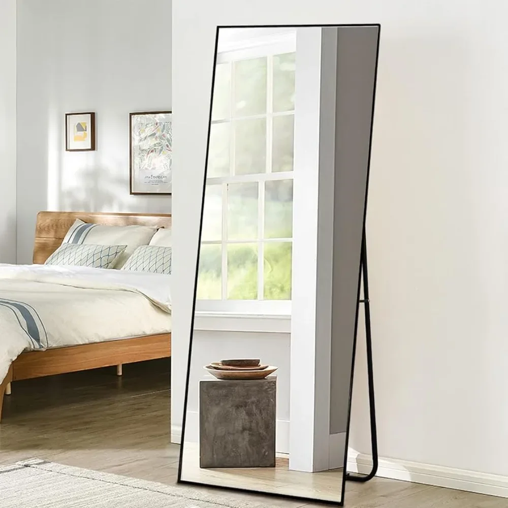 Full Body Mirror With Stand Floor Full Length Mirror Hanging or Leaning Against Wall Aluminum Alloy Thin Frame Freight Free Room
Full Body Mirror With Stand Floor Full Length Mirror Hanging or Leaning Against Wall Aluminum Alloy Thin Frame Freight Free Room