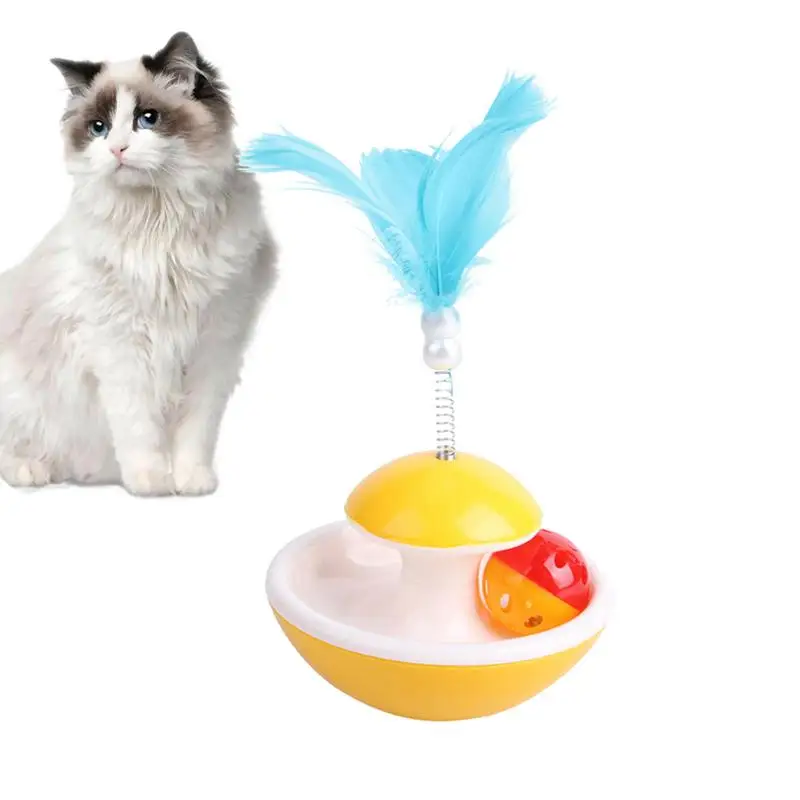 

Rotating Feather Cat Toy Turntable Cat Toys Cat Interactive Toy Cat Interactive Toy Feather Cat Chew And Teaser Toys For Kittens