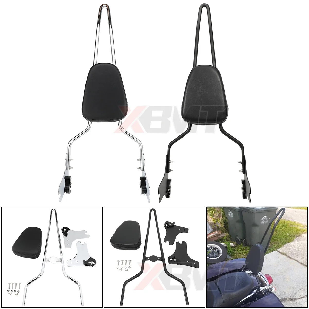 Motorcycle Backrest Sissy Bar For Harley Touring Road King FLHT FLHX FLTR Street Electra Glide 1997 1998 1999 2000 2001-2008
Motorcycle Backrest Sissy Bar For Harley Touring Road King FLHT FLHX FLTR Street Electra Glide 1997 1998 1999 2000 2001-2008