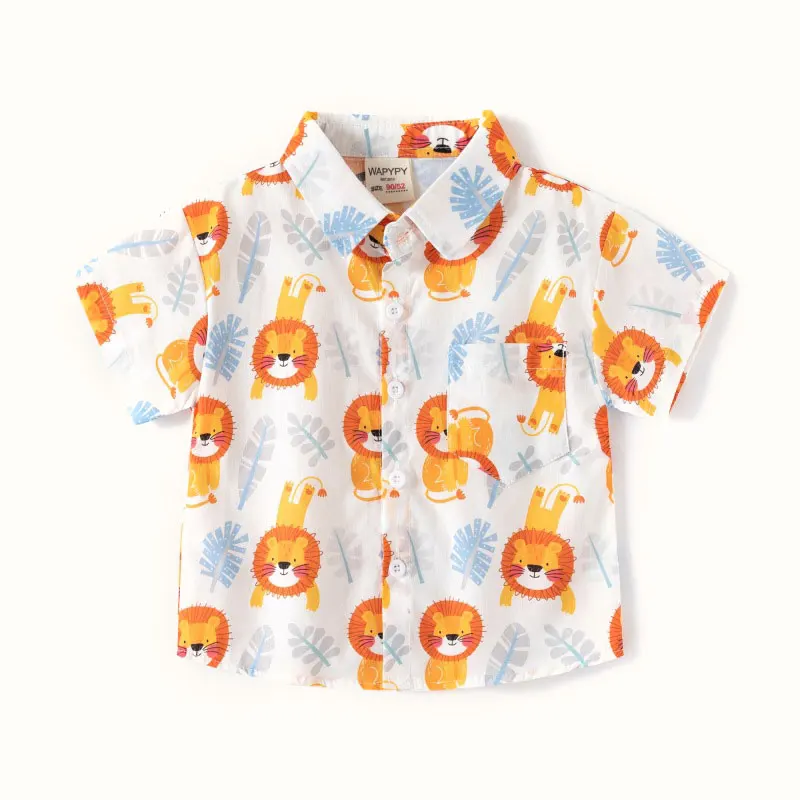 Kids Clothes Summer Cartoon Tops Short Sleeve Clothes Cotton Breathable Lapel Collar Cotton Shirt Children T-shirt POLO Shirt
Kids Clothes Summer Cartoon Tops Short Sleeve Clothes Cotton Breathable Lapel Collar Cotton Shirt Children T-shirt POLO Shirt