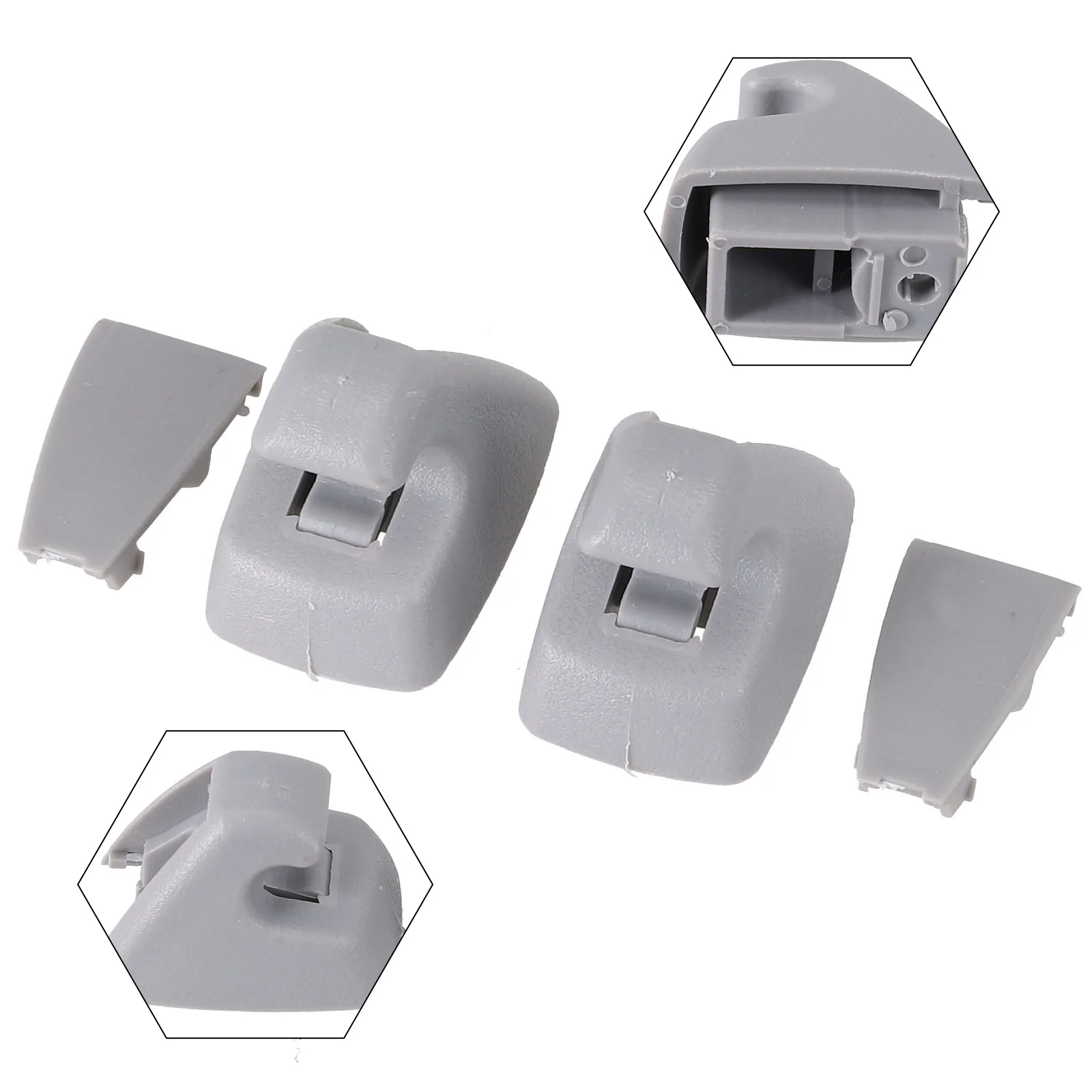 Made Of High Quality Material Durable And Practical To Use 2Pcs Gray Sun Visor Support Clip Retainer Hook Visor Fixing Clip
Made Of High Quality Material Durable And Practical To Use 2Pcs Gray Sun Visor Support Clip Retainer Hook Visor Fixing Clip