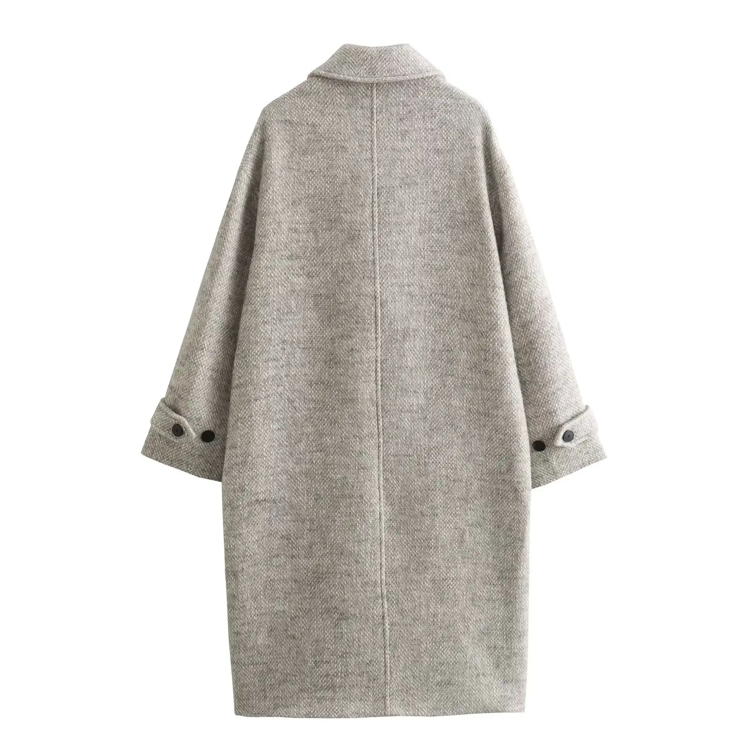 Maxdutti British Fashion Women's Coat Autumn And Winter Coat New Light Grey Elegant Texture Woolen Trench Coat Ladies
Maxdutti British Fashion Women's Coat Autumn And Winter Coat New Light Grey Elegant Texture Woolen Trench Coat Ladies