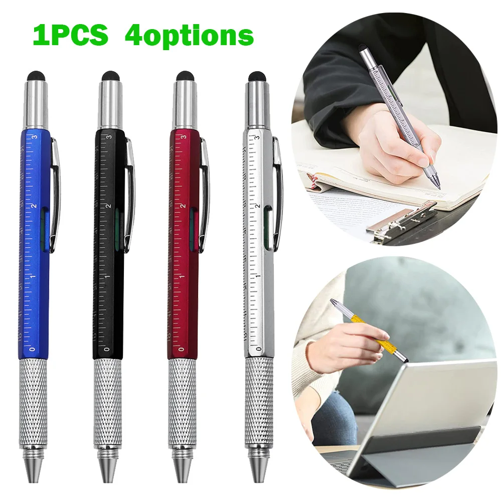 Multi Function Screwdriver 7 In 1 Tool Pen Ruler Scale Stylus Ballpoint Pen Spirit Level For Touch Screen Hand Tools
Multi Function Screwdriver 7 In 1 Tool Pen Ruler Scale Stylus Ballpoint Pen Spirit Level For Touch Screen Hand Tools