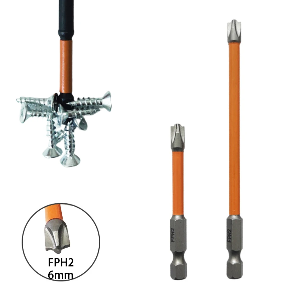65mm 110mm Magnetic Special Slotted Cross Screwdriver Bit Alloy Steel Nutdrivers FPH2 For Electrician Socket Switch Power Tools
65mm 110mm Magnetic Special Slotted Cross Screwdriver Bit Alloy Steel Nutdrivers FPH2 For Electrician Socket Switch Power Tools