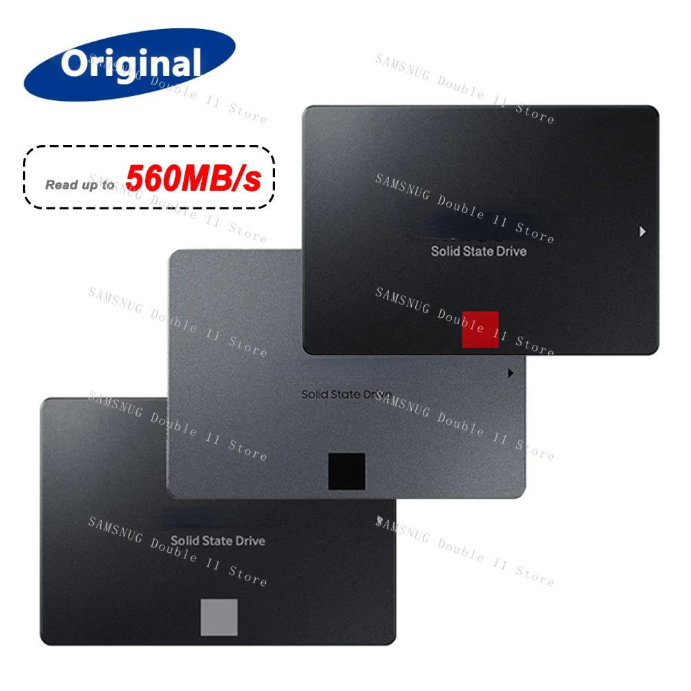 

Original SSD 250GB 500GB 1TB 2TB 4TB 8TB Internal Solid State Disk HDD Hard Drive 870 EVO QVO SATA 3 2.5 HD for Laptop Computer