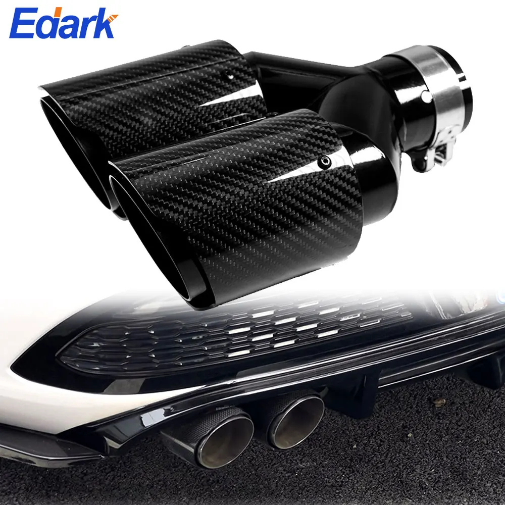 Dual Car Carbon Fiber Exhaust Tip Y-style Muffler Pipes Exhaust Tips with Mirror Polishing Stainless Steel,63mm(2.5inches) Inlet
Dual Car Carbon Fiber Exhaust Tip Y-style Muffler Pipes Exhaust Tips with Mirror Polishing Stainless Steel,63mm(2.5inches) Inlet
