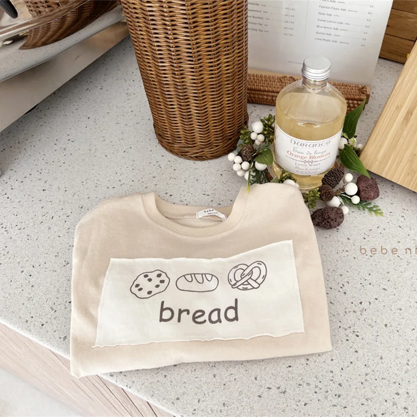 2025 Summer New Baby Short Sleeve Bodysuit Cute Bread Print Infant Clothes Newborn Toddler Boy Girl Loose Casual Jumpsuit 14 S18c11f7a4e964921a7e8c16c9bfa6df88