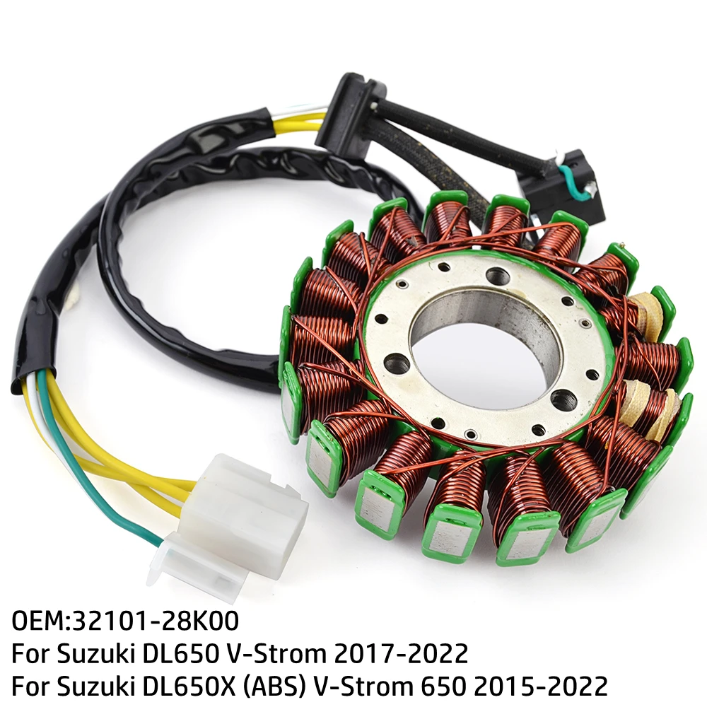 

DL 650 Stator Coil for Suzuki DL650 V-Strom VStrom 650 DL650X ABS V Strom 2015 2016 2017 2018 2019 2020 2021 2022 32101-28K00