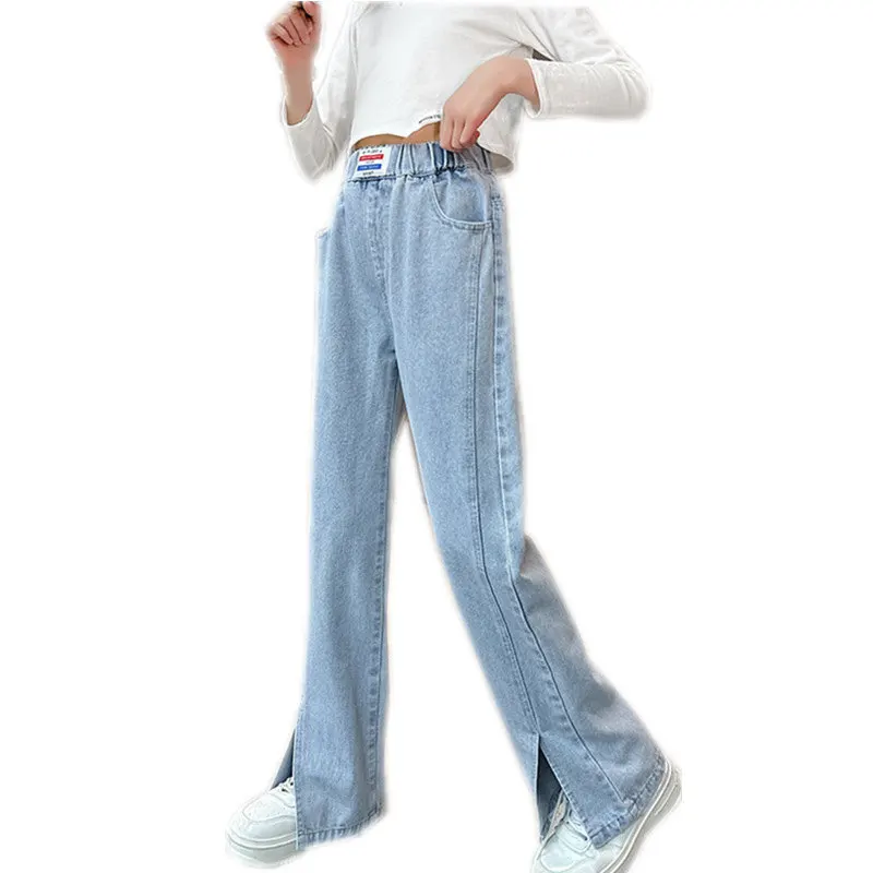 Fashion Baby Girl Loose Wide LegJeans 2022 Autumn New Casual Children Denim Pants Kids Clothes Girl Trousers 5 6 8 10 12 14 Year
Fashion Baby Girl Loose Wide LegJeans 2022 Autumn New Casual Children Denim Pants Kids Clothes Girl Trousers 5 6 8 10 12 14 Year