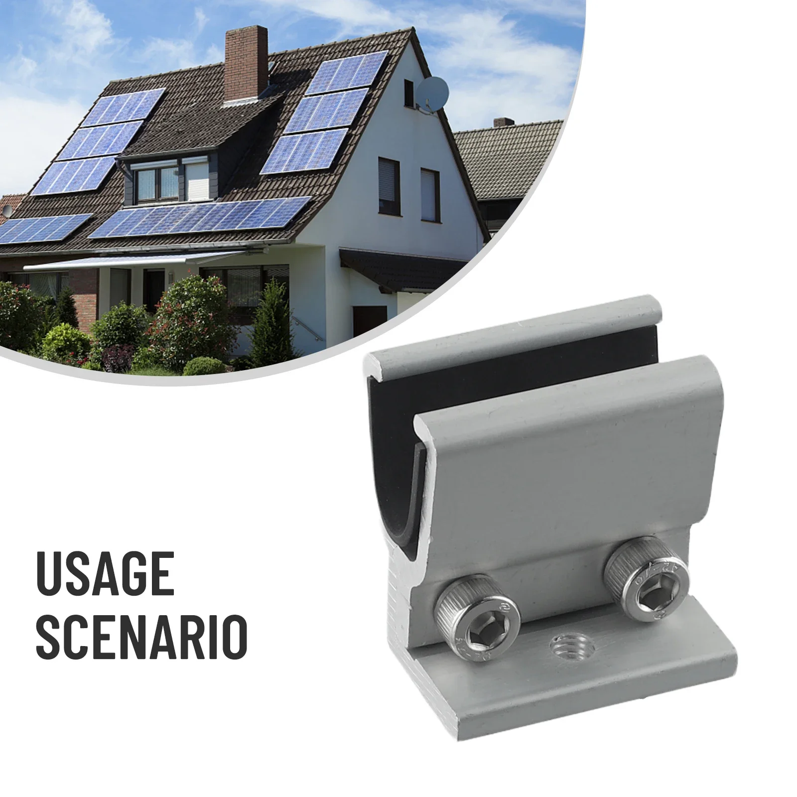 Solar Panel Photovoltaic Bracket Clamp Fixtures Accessories Water Drainage Tile-roofed House Clip Dust Mud Photovoltaic Panel
Solar Panel Photovoltaic Bracket Clamp Fixtures Accessories Water Drainage Tile-roofed House Clip Dust Mud Photovoltaic Panel