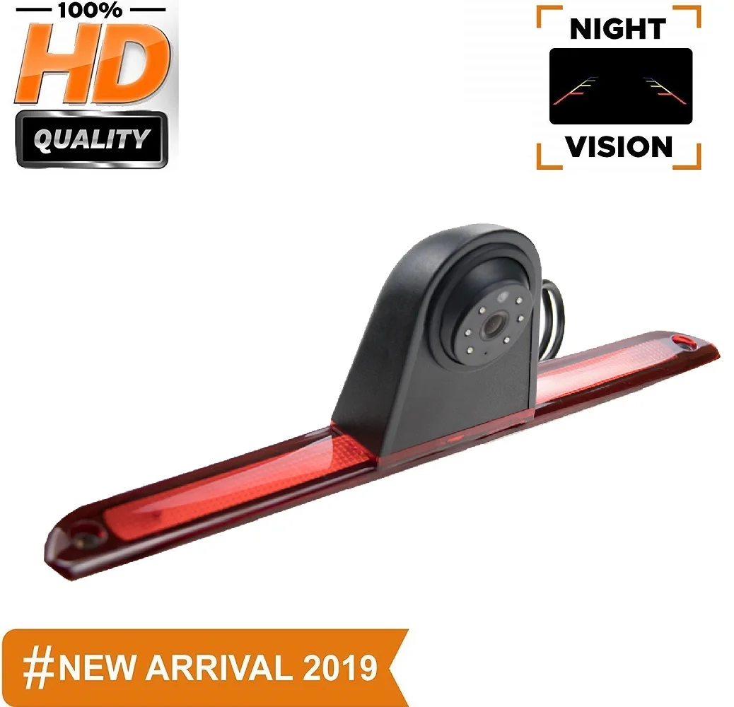 

E9 HD 720P Stop Lights for MB LWB Sprinter Mercedes Sprinter W906 1500 2500/Crafter,3rd Brake Light Rear View Night Vison Camera