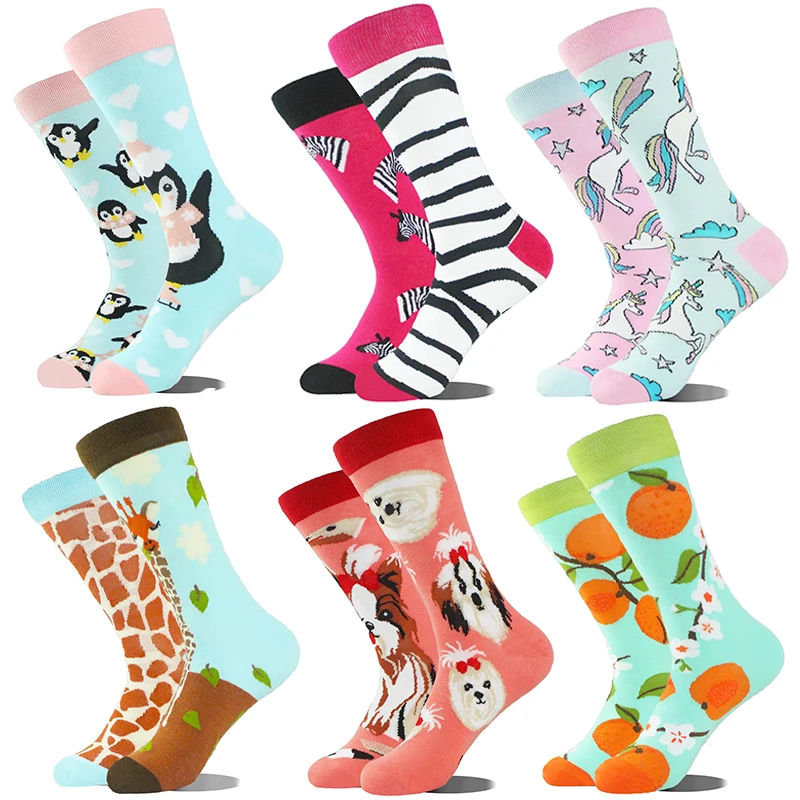2024 New Hot Selling High Quality Cute Socks Women Asymmetry Socks Personality Fashion Woman Stockings Cartoon Animal Plant Sock
2024 New Hot Selling High Quality Cute Socks Women Asymmetry Socks Personality Fashion Woman Stockings Cartoon Animal Plant Sock