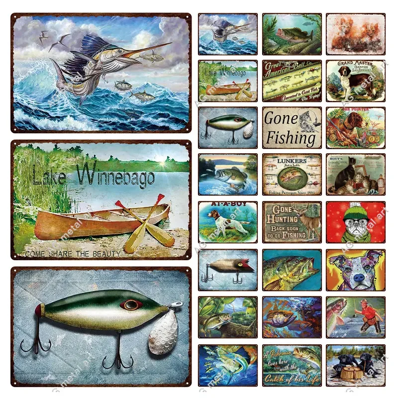 Go Fishing Metal Signs Vintage Rusted Shabby Art Decorative Plate Bar Garage Kitchen Wall Plaques Decor Tin Sign Man Cave Poster
Go Fishing Metal Signs Vintage Rusted Shabby Art Decorative Plate Bar Garage Kitchen Wall Plaques Decor Tin Sign Man Cave Poster