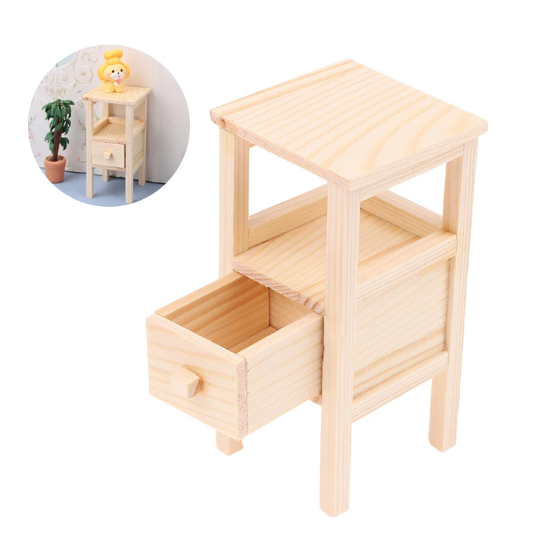 

1/12 Dollhouse Simulation Miniature Tall Cabinet Drawer Cabinet Dollhouse Furniture Decor Accessories For Kid Pretend Play Toys