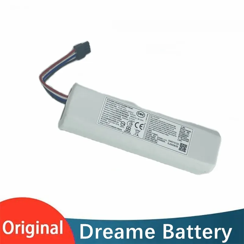 Оригинальная батарея для робота-пылесоса Dreame L10s Ultra L10 L10S, ультратонкая литий-ионная батарея 5200 мАч, 4INR19/66-2
Оригинальная батарея для робота-пылесоса Dreame L10s Ultra L10 L10S, ультратонкая литий-ионная батарея 5200 мАч, 4INR19/66-2