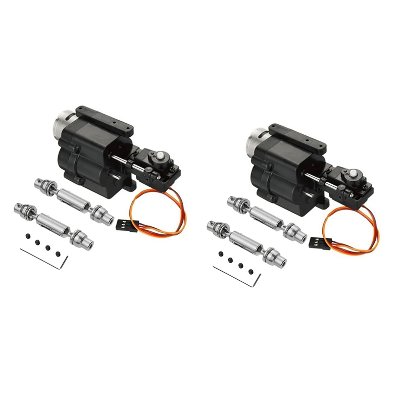 2X 2 Speed Gearbox With Drive Shaft For WPL C14 C24 B14 B36 MN D90 MN-90 MN99S RC Car Upgrade Parts
2X 2 Speed Gearbox With Drive Shaft For WPL C14 C24 B14 B36 MN D90 MN-90 MN99S RC Car Upgrade Parts