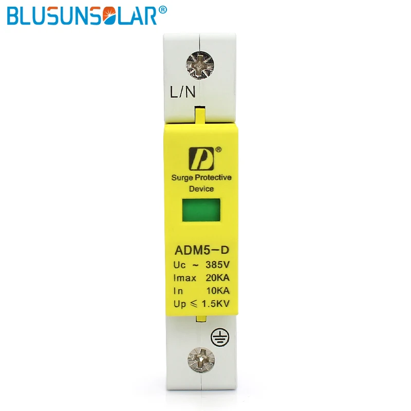 CE Approved Pieces Lot1P 20KA 220V 385V AC Household Low-voltage Lightning Arrester SPD Surge Protection Device
CE Approved Pieces Lot1P 20KA 220V 385V AC Household Low-voltage Lightning Arrester SPD Surge Protection Device