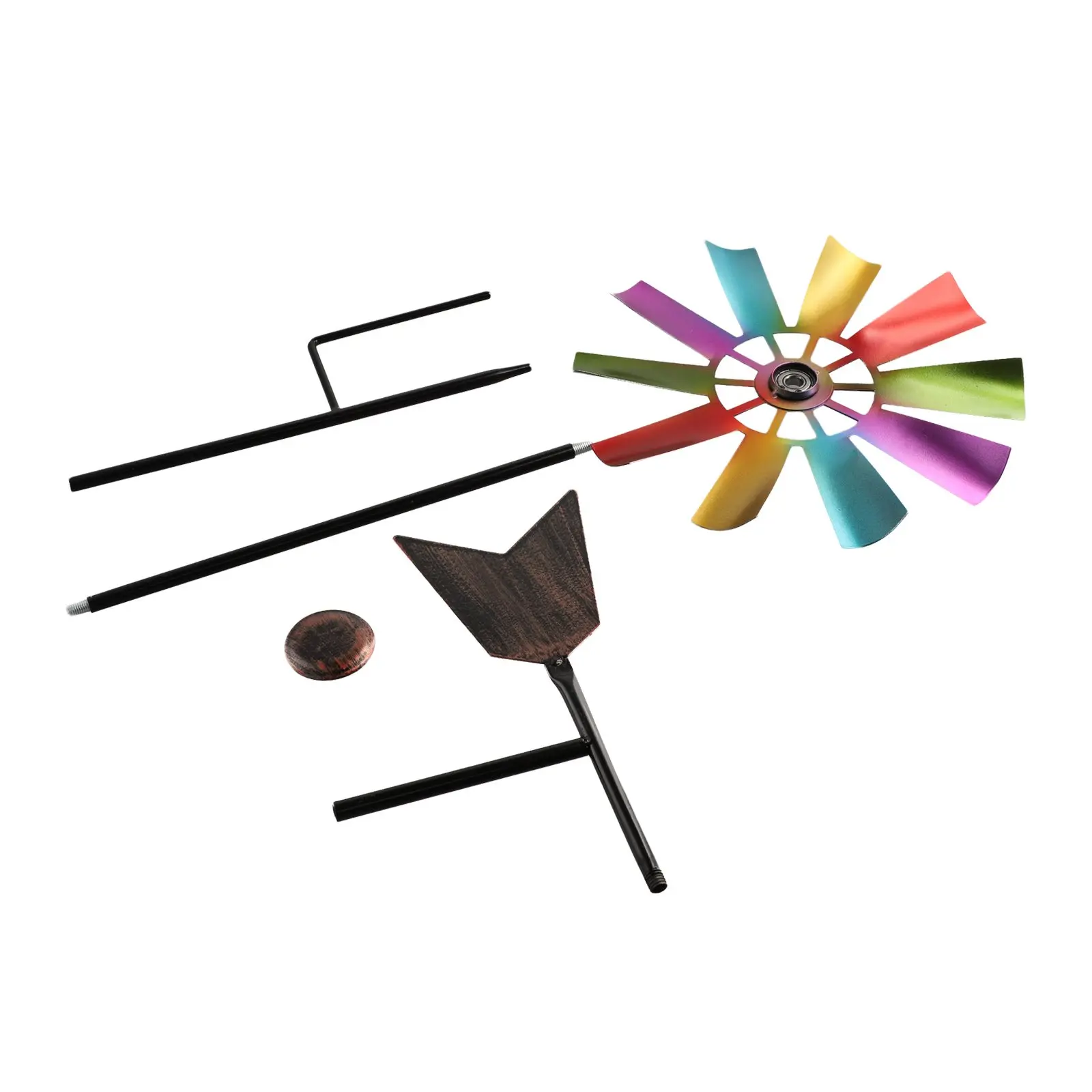 Wind Spinner Windmill Garden Decoration Metal Multicolor Ornament Outdoor Rotating Wind Sculpture High Quality
Wind Spinner Windmill Garden Decoration Metal Multicolor Ornament Outdoor Rotating Wind Sculpture High Quality