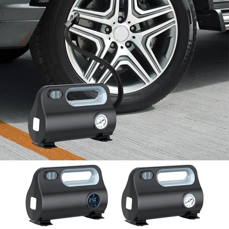 Portable Car Air Pump high quality Rapid Inflation 12V Dual Power Tire Inflator Pump LED Digital Display auto Air Compressor
Portable Car Air Pump high quality Rapid Inflation 12V Dual Power Tire Inflator Pump LED Digital Display auto Air Compressor