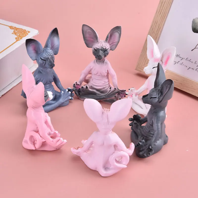 Cat Meditate Collectible Figurines Miniature Handmade Decor Animals Figure Toys
Cat Meditate Collectible Figurines Miniature Handmade Decor Animals Figure Toys