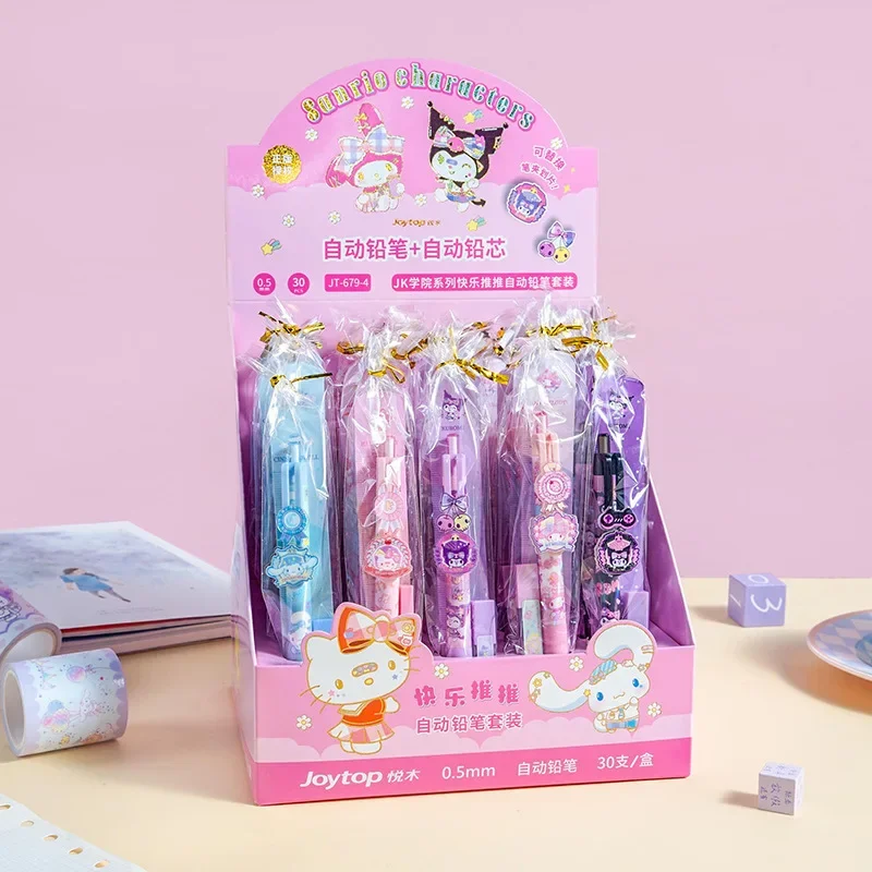 Automatic Pencil 05 Mechanical Pencil Set 30pcs Sanrio Cartoon Patch Student Press Pencil Cute Stationery Kids Gift Wholesale
Automatic Pencil 05 Mechanical Pencil Set 30pcs Sanrio Cartoon Patch Student Press Pencil Cute Stationery Kids Gift Wholesale