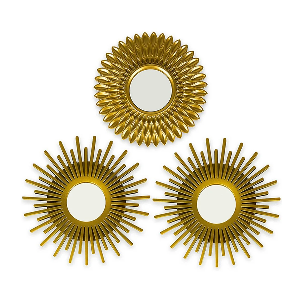 Gold Mirrors for Wall Pack of 3 - Wall Mirrors for & Home Decor Mirrors for Wall Decor Decorative Mirrors
Gold Mirrors for Wall Pack of 3 - Wall Mirrors for & Home Decor Mirrors for Wall Decor Decorative Mirrors