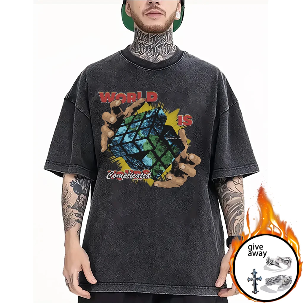 2024 Magic Pattern T-shirt for men's retro oversized cotton short sleeved trendy street clothing
2024 Magic Pattern T-shirt for men's retro oversized cotton short sleeved trendy street clothing