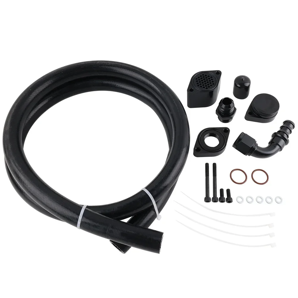 Black Engine Cooling Parts Reroute Engine Ventilation Kits For 2011-20 FORD 6.7L Powerstroke CCV PCV
Black Engine Cooling Parts Reroute Engine Ventilation Kits For 2011-20 FORD 6.7L Powerstroke CCV PCV