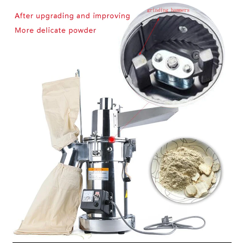 PBOBP Peanut Grinding Machine Multi-function Grinder Small Ultra-fine Sesame Walnut Almond Crusher Milling Machine Pulverizer
PBOBP Peanut Grinding Machine Multi-function Grinder Small Ultra-fine Sesame Walnut Almond Crusher Milling Machine Pulverizer