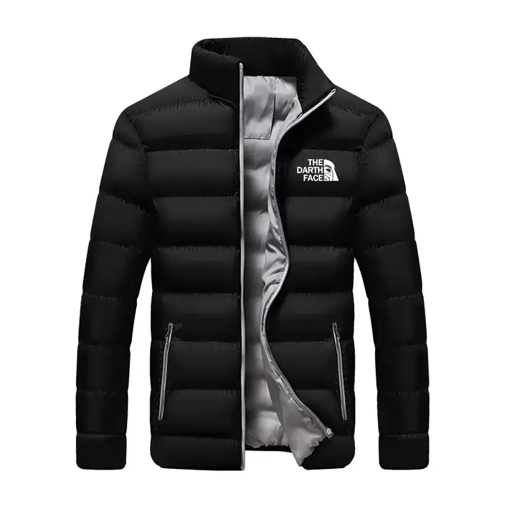 

Winter Jacket Men Stand Collar Warm Down Jacket Street Fashion Casual Brand Men's Parka North Coat