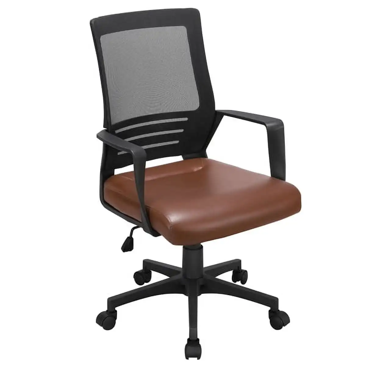 

Регулируемое эргономичное Сетчатое вращающееся офисное кресло с поддержкой поясницы, коричневое сиденье