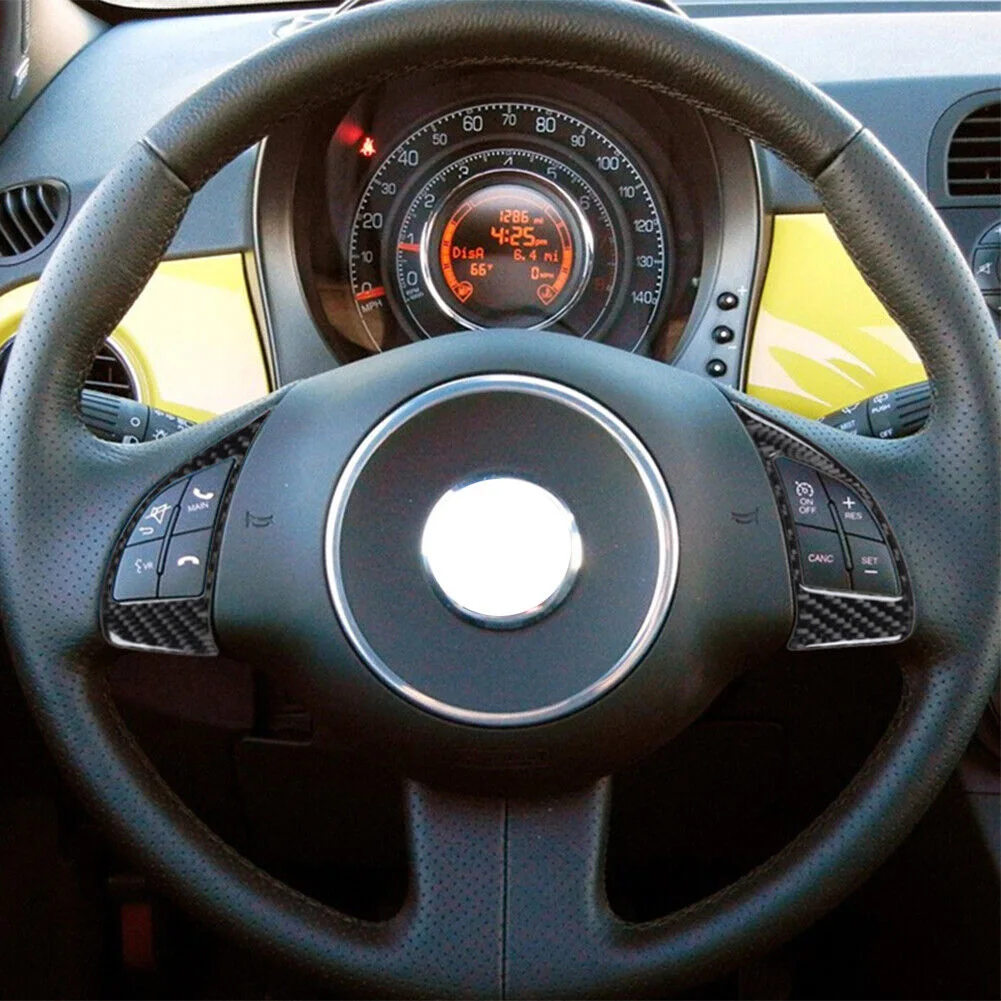 Steering Wheel Protect and Decorate Your For Fiat 500 2012 2015 with Carbon Fiber Interior Button Cover Trim Brand New!
Steering Wheel Protect and Decorate Your For Fiat 500 2012 2015 with Carbon Fiber Interior Button Cover Trim Brand New!