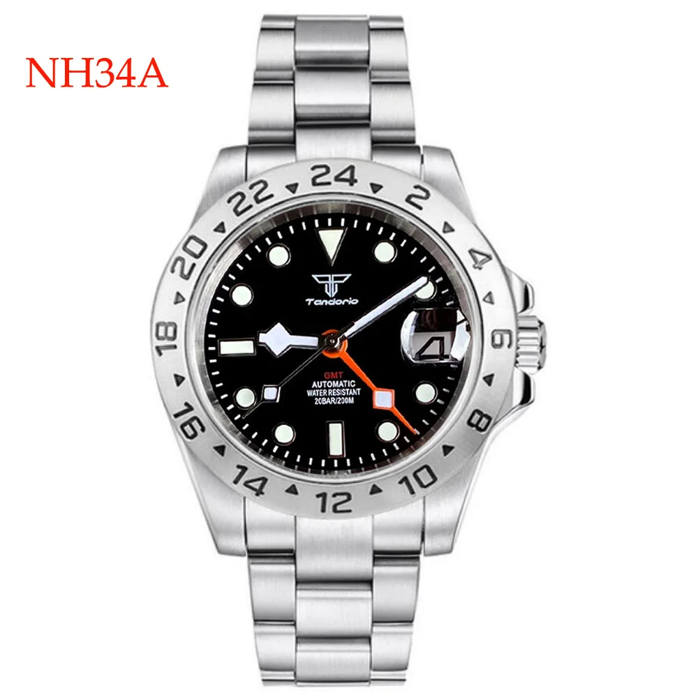 Роскошные мужские часы endoro NH34A 39 мм GMT для делового костюма, часы для автоматического механического сапфира, даты, окон, фиксированный ободок, Япония
Роскошные мужские часы endoro NH34A 39 мм GMT для делового костюма, часы для автоматического механического сапфира, даты, окон, фиксированный ободок, Япония